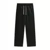 2026 Marca Independiente Verano Hombres Casual Color Sólido Pantalones Simple Cordón Cintura Elástica Pantalones Deportivos Mayoreo