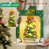 Palito torcido para árvore de Natal, Kit de artesanato DIY de Natal, novo modelo 2026, pequeno enfeite de mesa, presente decorativo
