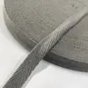 Fornecimento Personalizado pelo Fabricante de Fitas Coloridas de Sarja Espinha de Peixe Algodão Preto e Branco Fitas Coloridas de Espinha de Peixe Fitas de Algodão