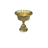 Soporte para Lámpara de Ghee de Latón Puro Lámpara Brillante Larga Portavelas Vela Taza de Ghee de Cobre Suministros para Buda Adornos de Lámpara
