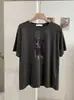 KEKEZOON Com Chapéu Estampa de Cachorro Gola Redonda Veludo Nuvem Manga Curta Camiseta Feminina Outono Camada Base Tendência 9053