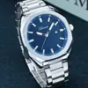 Relógio Masculino Novo Moda Tendência Casual Estudante Alto Valor À Prova D'água Calendário Pulseira de Aço Relógio de Quartzo Masculino Atacado