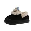 Botas de Neve Fofinhas e Fofas Redutoras de Idade de Coelhinho para Mulheres Usarem no Inverno, Sapatos Macios com Solado de Pelúcia Quente e Forro de Fleece