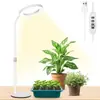 Luz de preenchimento para plantas de chão telescópica de anel de anjo de 6 polegadas, espectro completo interno para crescimento de plantas suculentas verdes