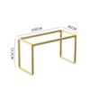 Placa de rocha em forma de arco Rack de mesa de madeira Suporte de perna Barra Balcão Borda Pé Mesa Mesa Base de apoio para os pés pode ser personalizado