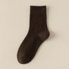 Meias de Lã para Mulheres, Outono e Inverno, Espessas e Quentes, Comprimento Médio da Panturrilha, Forradas com Fleece, Sem Costura, Meias de Caxemira Merida, Meias Zhuji