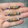 Nuezas Cuentas Espaciadoras Universales para Ejes de Cobre con Estrella y Luna Coco Accesorios para Juguetes DIY DIY