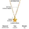 Colar pingente de estrela de cinco pontas com rosto sorridente em aço inoxidável banhado a ouro, design luxuoso e exclusivo para mulheres, corrente de clavícula de alta qualidade