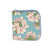 Billetera pequeña de cremallera corta con estampado floral pequeño transfronteriza 082 tarjetero billetera billetera de flores al por mayor dengxing