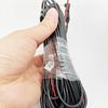 Linha de extensão traseira para gravador de direção atacado, ampla voltagem 12V-24V, 4 pinos, 10 metros, 15 metros, linha de extensão traseira para mídia de streaming