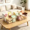 Botella multifuncional para condimentos de cocina y cesta para almacenar frutas, cesta para almacenar y organizar bocadillos en la sala de estar, cesta para organizar y almacenar en el armario