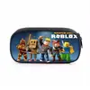 Nova moda estojo para alunos do ensino fundamental e médio meninos e meninas roblox moda desenho animado estojo grande capacidade caixa de papelaria