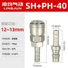 Conector Rápido Tipo C Lingjun Acoplamiento de Tubería de Aire Macho y Hembra 8mm Herramienta Neumática Pistola de Aire Auto-Bloqueo Bomba de Aire Compresor de Aire Sp20