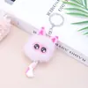 Encantador Dibujo Animado de Celebridad de Internet Colgante de Llavero de Peluche para Mochila Cadena de Teléfono Accesorio Pequeño