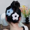 [Procesamiento y Personalización] Pinza para el Cabello de Felpa Crema Estrella Pinza para el Cabello Estrella de Cinco Puntas Dulce Pinza BB Flequillo Accesorios para el Cabello de Otoño e Invierno
