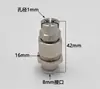 Boquilla de Soplado de Aire de Acero Inoxidable Punta Deflector Enfriamiento por Soplado Boquilla Ventilador Forma de Abanico Ranura Plana Conexión Rápida Cuchillo de Aire Pico de Pato