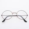 Óculos de grau femininos de lentes planas redondas, estilo coreano retrô, óculos de estudante com grau para miopia, óculos de lente plana sem grau para mulheres