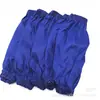 Suministro de manga azul puro de 40 cm, 4 agujas, elástico ancho, antiincrustante, manga de operación, manga, gran cantidad puede hacer varias especificaciones