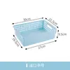 Cesta de almacenamiento de plástico, caja de almacenamiento de bocadillos para escritorio, estante de almacenamiento, cesta de almacenamiento, cesta de almacenamiento rectangular, cesta de baño