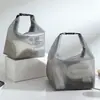 Bolsa Transparente Impermeável Portátil Multifuncional, Bolsa de Higiene Pessoal Portátil de Grande Capacidade para Viagem ao Ar Livre, Bolsa de Armazenamento para Natação e Fitness