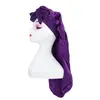 Sombrero Satinado de Doble Capa con Cola Larga para Mujer, Estilo Nuevo Europeo y Americano, con Cinta, Gorro de Dormir Satinado Elástico, Gorro para Protección del Cabello