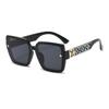 Gafas de Sol de Nuevo Estilo 2025 para Mujer, de Alta Gama, Montura Grande, Favorecedoras, Gafas de Sol Pequeñas, Gafas de Sol Negras, Protección Solar y Protección UV de Moda