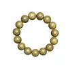 Pulsera de Cuentas Aromáticas Naturales Medicina China Pulsera de los Cinco Elementos Amarillo Aroma a Medicina Antigua Cuentas Budistas Pulsera Coleccionable para Hombres y Mujeres Cuentas Redondas