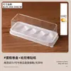 Caja de embalaje transparente para bizcocho enrollado de miel, Caja para bizcocho enrollado de crema Munchkin, Caja para bizcocho enrollado suizo, Caja para sushi, Caja de embalaje para pasteles de durazno