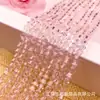 Venta al por mayor de fábrica Cuentas de Cristal de Vidrio de Color Natural de 4MM con Punta en Hilos para Ensartar DIY Hecho a Mano Rombos Facetados Extremos Puntiagudos Cuentas Sueltas Accesorios