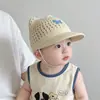 Sombrero de Bebé Primavera y Verano Estilo Coreano Moda Sombrero de Paja Lindo Pony Niños Sombrero Solar para Exteriores Sombrero de Protección Solar Moderno