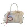 Bolso de Hombro Dulce de Mano para Mujer 2025 Nueva Tendencia de Moda Bolso Almohada Simple y Versátil Bolso Axila de Alta Gama