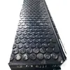 Almohadillas de Goma para Cruces Ferroviarios, Placas de Unión de Rieles de Acero de 50 kg, Antideslizantes y Resistentes al Desgaste, Fáciles de Instalar