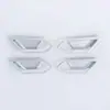 Adecuado para Volkswagen 22ID.4X pieza decorativa de manija interior de puerta tazón de puerta manija interior modificada manija de puerta fibra de carbono madera de melocotón L