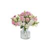 Flores Artificiais Transfronteiriças 5 Cabeças Pintura a Óleo Bola Dragão e Fênix Estilo Ins Fabricante de Flores Artificiais Decoração de Casa Casamento Atacado Mw81002