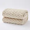 Manta de Franela Jacquard de Alta Gama Transfronteriza Otoño/Invierno Cálida Agradable al Tacto Manta de Lana para el Hogar Fabricante de Origen Personalizable OEM