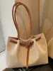 Bolso de Mano de Lona Nuevo Verano 2026, Simple y Casual, De Aspecto Elegante, Bolso Tote de Hombro con Estilo, Bolso de Moda para el Trabajo