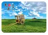 Ímã de Geladeira de Vidro Paisagem de Baotou Cidade das Armas do Norte Paisagem Escultural Humanidades Cultural Criativo Lembrança Presente para Casa Magnético