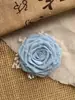 Pinza para el pelo flor rosa marchita accesorio boda lolita viento negro material quemado accesorio hecho a mano pecho
