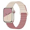 Para Apple Watch applewatch10 Geração Silicone Bicolor Esportivo Pulseira Magnética s9 Geração iwatchSE