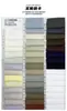 200g Tela Mezcla Tejida Algodón-Lino Arcoíris Estilo Old Money Suave Caída Pantalones de Traje Casual Tela de Lino