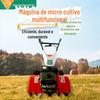 Microenxada Agrícola Manual a Gasolina Pequena Enxada Rotativa Microenxada Manual Agrícola