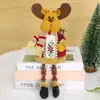Decoraciones Navideñas Transfronterizas Figuras Telescópicas Retro Adornos para Escaparates Papá Noel Muñecos de Pie de Muñeco de Nieve