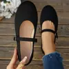 2026 Verano Nuevo Comercio Exterior Tallas Grandes para Mujer Casual Cómodos Mocasines de Moda con Correa de Hebilla Plana Talla Única