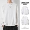 Comércio Exterior Popular Camiseta Masculina de Algodão Roupa de Verão para Casal Camiseta Masculina Multicor de Manga Longa Camiseta Básica Colorida para Jovens Masculino
