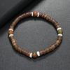 Amazon Aliexpress Joyería Transfronteriza Estilo Simple Europeo y Americano Pulsera de Concha de Coco Piedra Natural Turquesa Pulsera Estilo Étnico