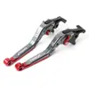 Aplicable a Honda NWG150 NWT150, esta es una palanca de freno y embrague plegable ajustable de seis velocidades, manija de freno de mano CNC