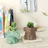 Maceta de Elefante para Nuevos Productos Transfronterizos, Tarro de Almacenamiento, Molde de Silicona, Jarrón de Elefante DIY, Taza para Velas, Molde de Yeso