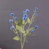 Flores de maíz aterciopeladas de múltiples cabezas al por mayor transfronterizas, decoración de sala de estar modelo de jardín de Monet, flores artificiales
