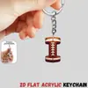 Llavero Acrílico Creativo Colgante Decorativo Más Vendido Nuevo de Moda Colgante Transfronterizo