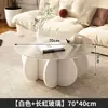 Mesa de centro de cristal, mesa de centro creativa para sala de estar, adecuada para apartamentos de alquiler y casas pequeñas, forma redonda, mesa de cristal de estilo minimalista para balcón